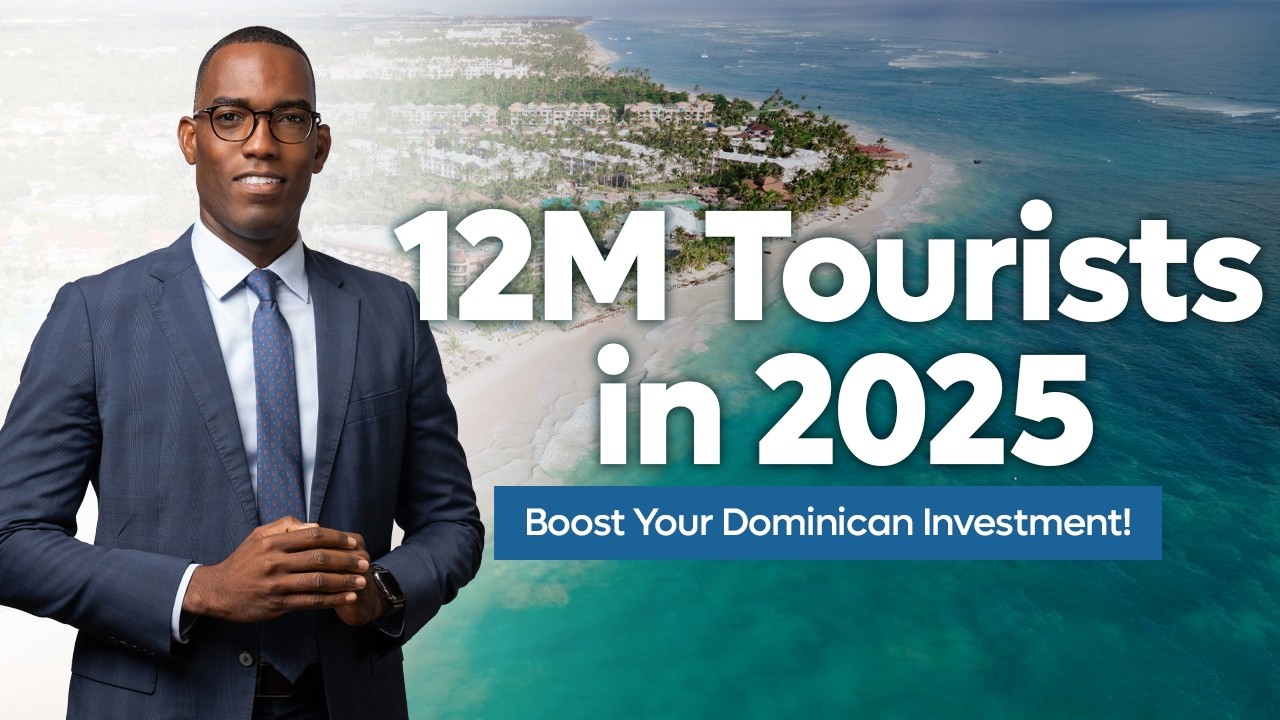 photo of Johan Confidente, a real estate attorney with OCC Lawyers, talking about the project 12 million tourist to the Dominican Republic in 2025.
