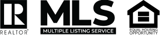 photo of the realtor association logo, the mls logo, and the fair housing logo.